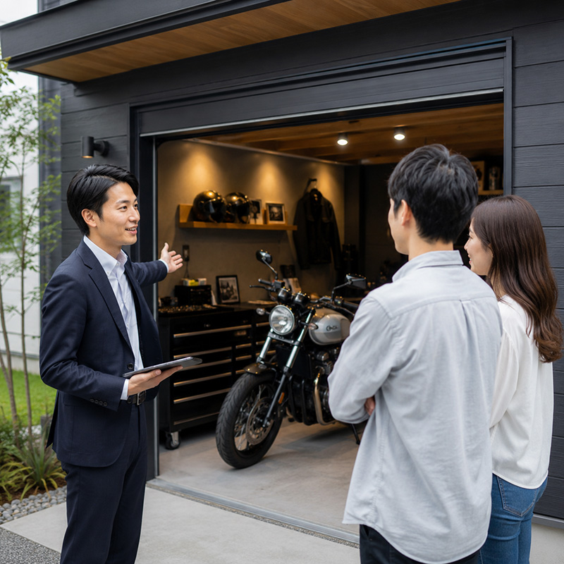 バイクガレージ