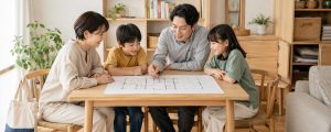 4人家族の収納計画｜持ち物に合う広さと間取り